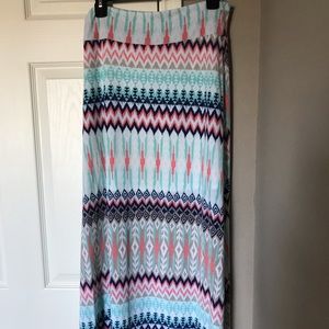 Colorful maxi skirt